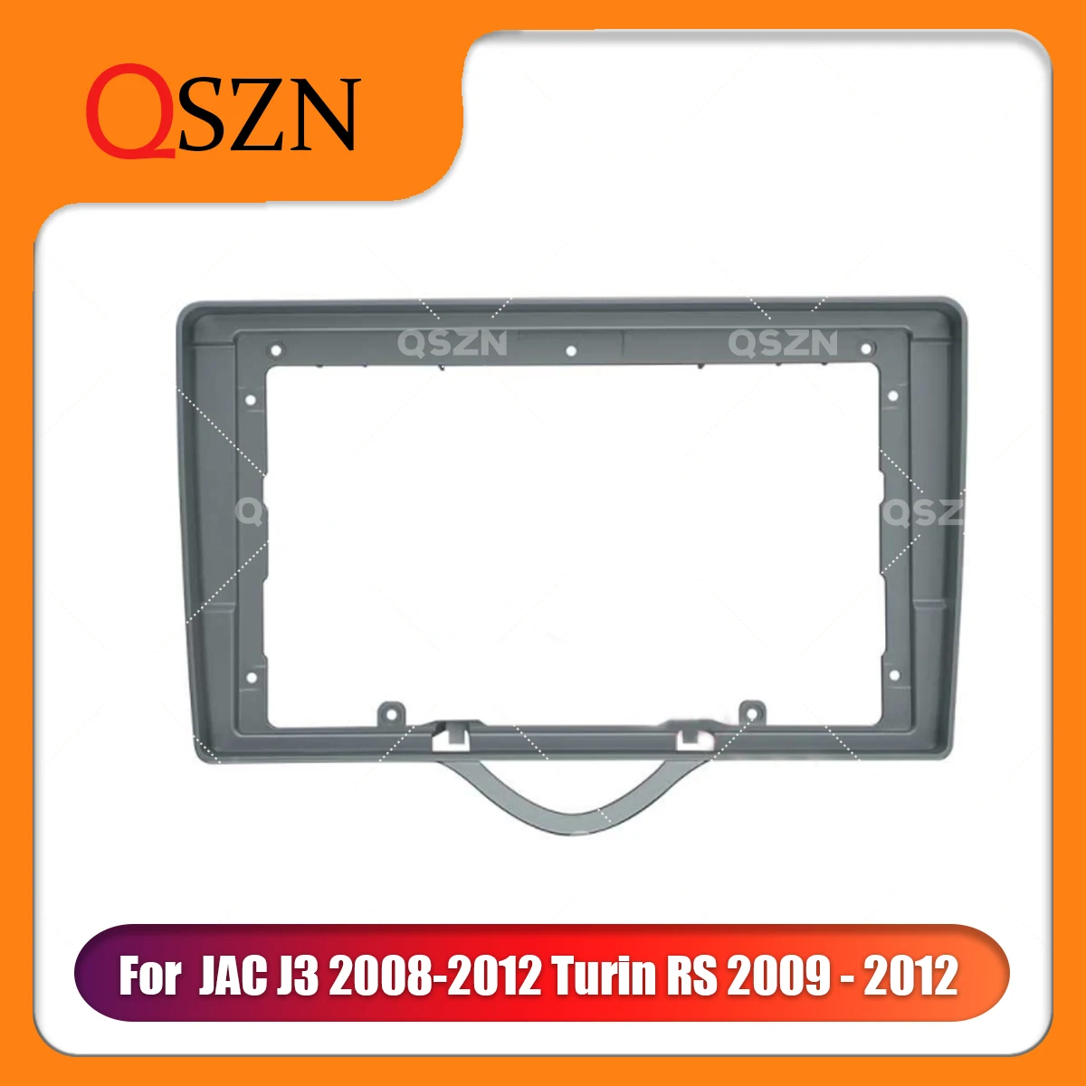 

QSZN 9-дюймовая Автомобильная рамка для JAC J3 2008-2012 Турин RS 2009 - 2012 рамка панель фитинг комплект крепления приборной панели 2 Din