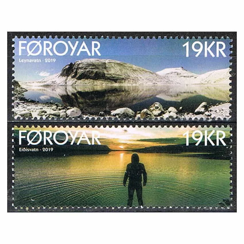 B0656 #2019 Isole Faroe. Isole Laghi (Mnh) - Scott 726-727