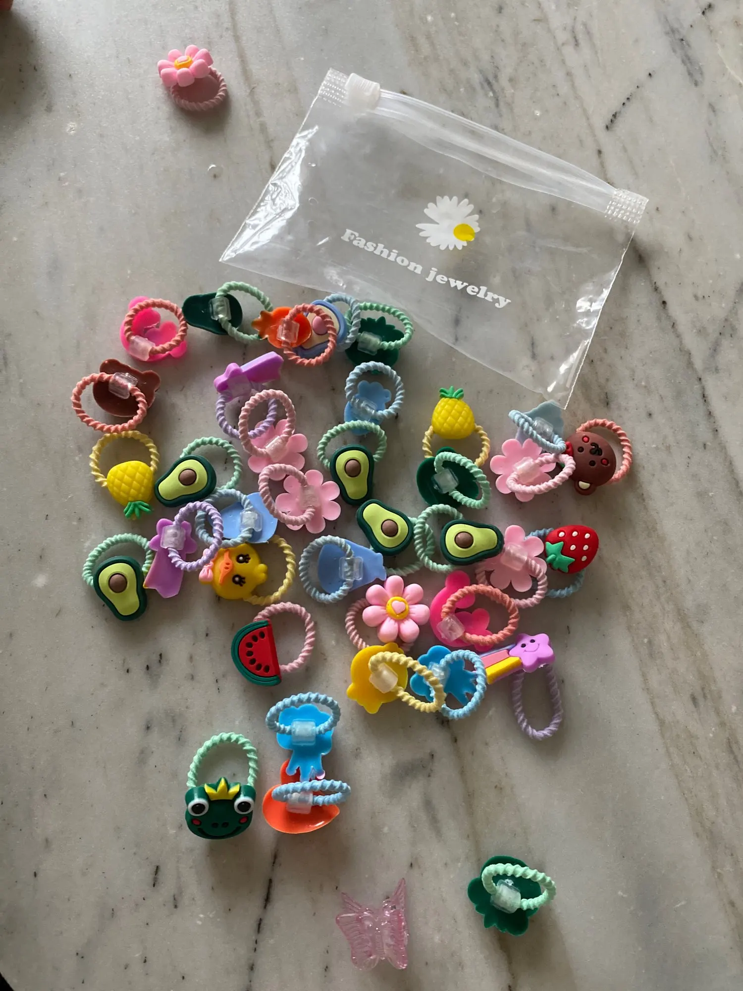 Cute Cartoon Elastic Hair Bands photo review