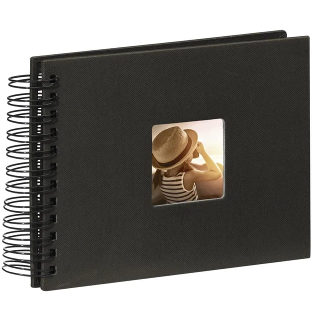 Album de Fotos, Album Fotografico, para Escribir y Pegar Fotografías 10x15,  Polaroid, Fuji Instax. Tapa Personalizable de Alta Calidad. 50 Paginas con  Hojas Negras