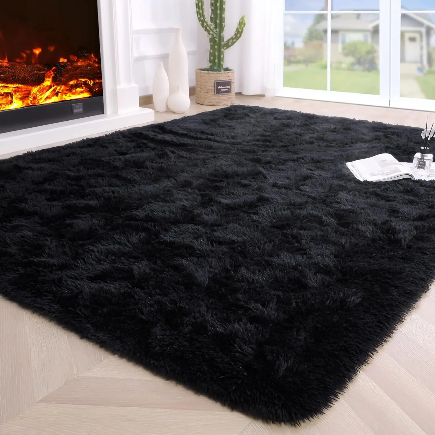 Noahas-Fluffy-Bedroom-Rug-Carpet-Shaggy-Fuzzy-Rugs-for-Bedroom-Thick ...