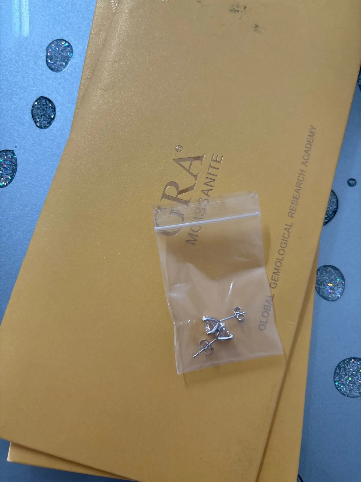 Moissanite Ear Stud Earrings photo review