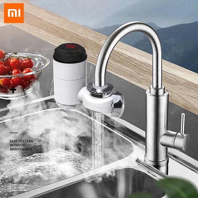 Rubinetto scaldabagno elettrico Xiaomi installazione rapida rubinetto  istantaneo per acqua calda rubinetto per riscaldamento a freddo