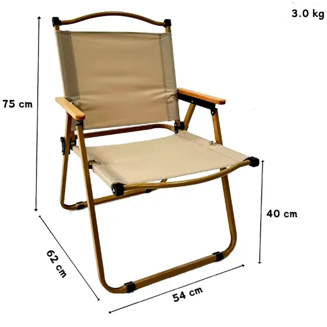 Silla De Playa Plegable Eurasia® - Acero Resistentes Y Lona Impermeable (75x53x43cm)