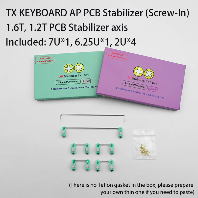 TX KEYBOARD AP 1.6T PCB Stabilizer ( Screw-in) 4