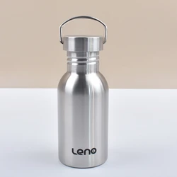 Premium Stainless Steel Sports Water Bottle | Big Mouth Design | All Steel Lid | 350ml - 2000ml Capacity - 0.35 - 2L (500ml)