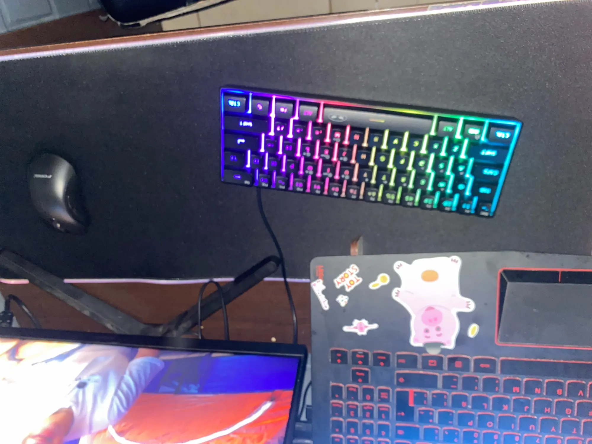 MageGee 61-Key RGB Backlit Compact Gaming Keyboard photo review