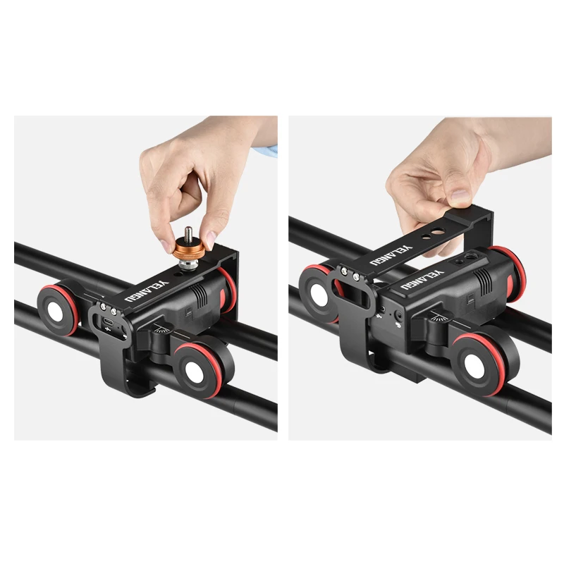 Description Picture 6 of itemYELANGU L5i Car Rail Systems Camera Slider Dolly Time Lapse Electric Motorized Dolly Car For Camera Phone Camcorder DSLR