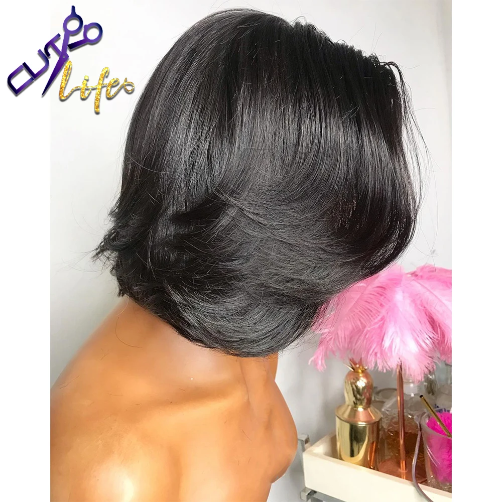 Human Hair Wig Lace Front Wigs Body Wave Highlight Short Bob Wigs 4x4 Bob Wig Lace Closure Wig Human Hair 13x4 Lace Frontal Wigs For Women Preplucked