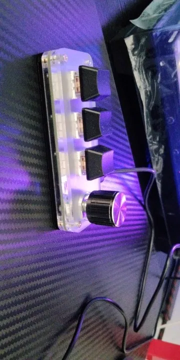 Mini Macro Mechanical Keyboard RGB with 3 Photoshop Keys photo review
