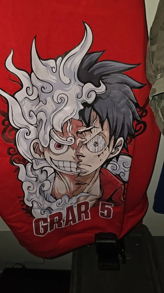 One Piece Gear 5 Luffy Hoodie – Zip-Up Anime Jacket with Sleeve Graphics (Multiple Colors)