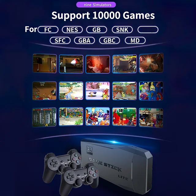 Gamer Stick 4k Original - 10.000 Jogos ™ - Cyber Shopping