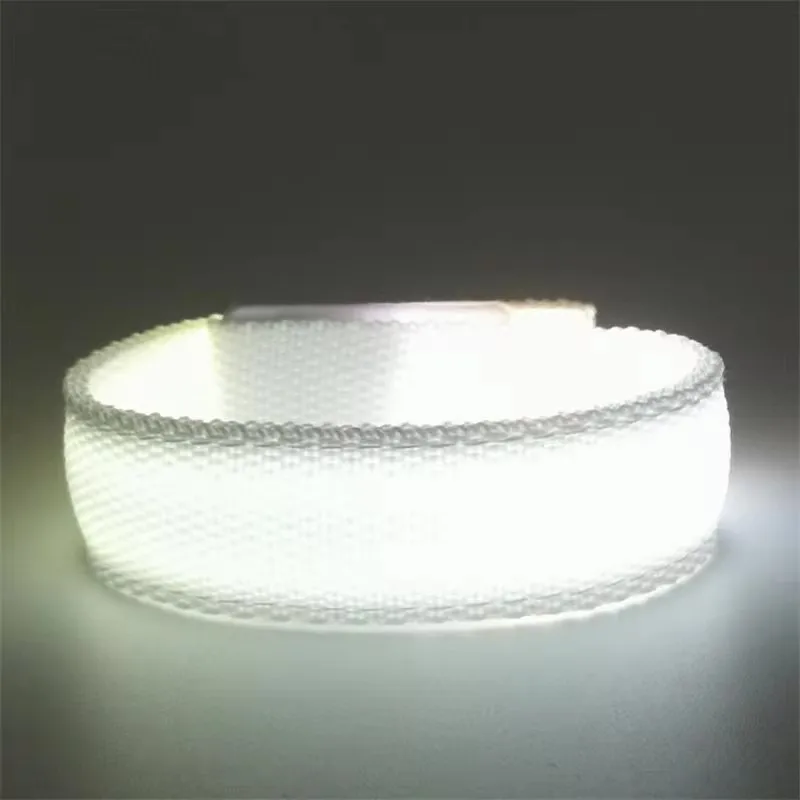 Glow in the Dark Bracelet Led Luminous Bracelet Concert Party Bar Velcro LED Sports Wrist Strap Party Supplies