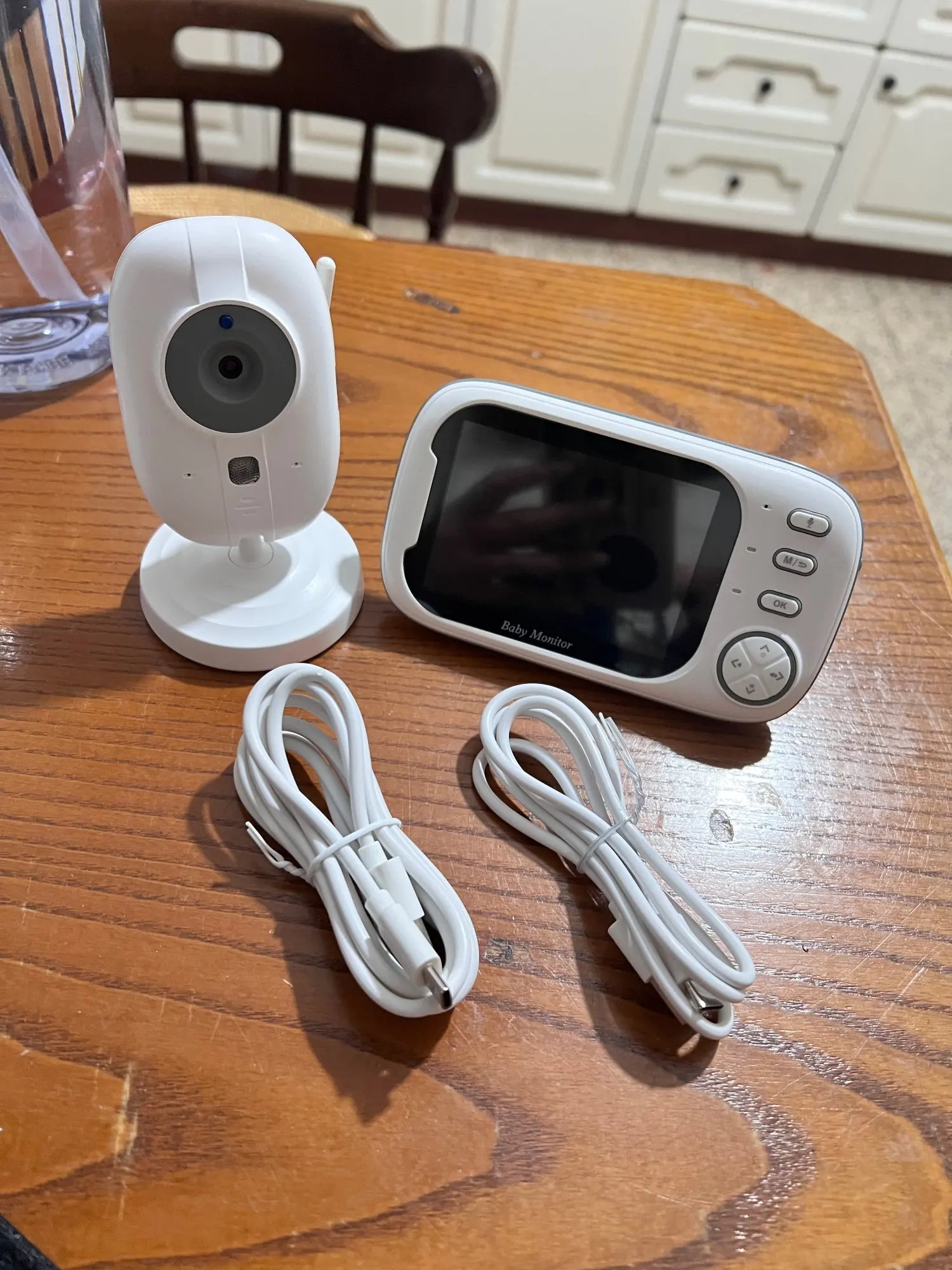 Cdycam New 3.5 inch Wireless Video Baby Monitor Night Vision Temperature Monitoring 2 Way Audio Talk Baby Nanny Security Camera photo review