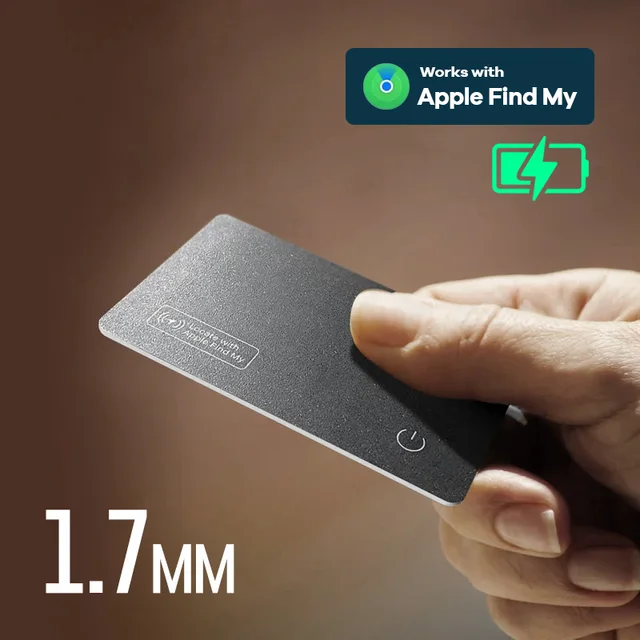 Wireless charger charging tracking card wallet GPS locator smart mini tag iphone for apple device find my airtag replacement 1