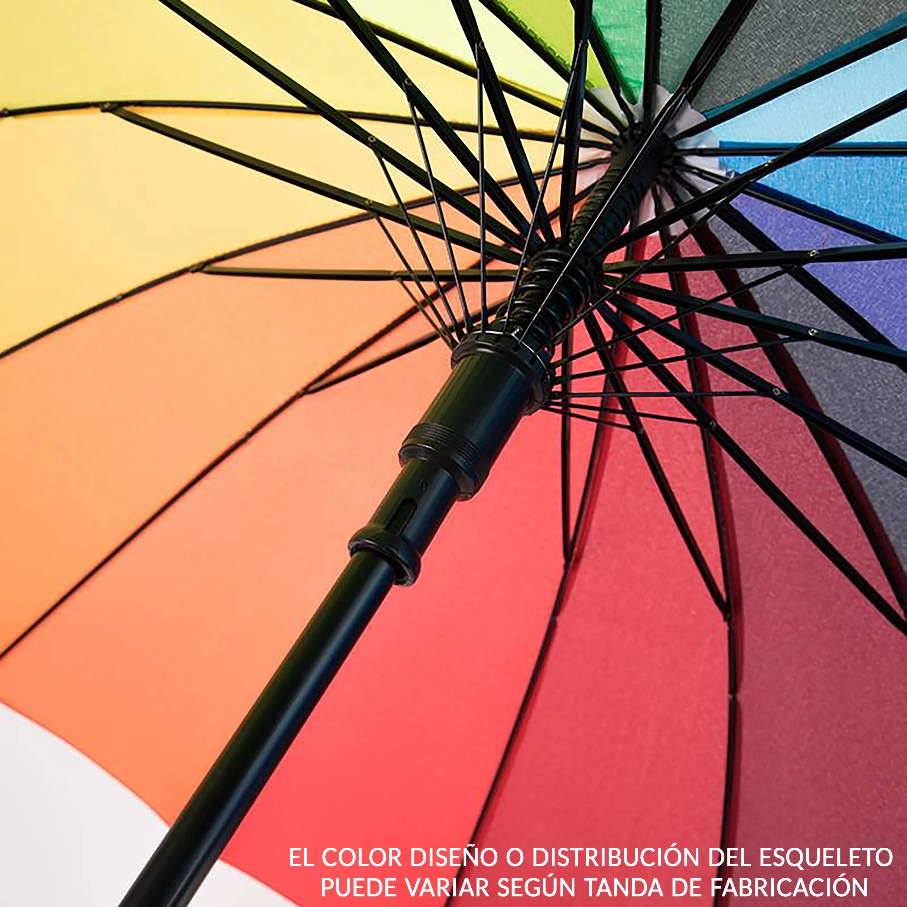 Long umbrella 92cm 16 tips stylish and modern multicolored and 