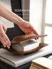 Walnut Wood Tissue Boxes Cover Tissue Holder Napkin Case for Home Decoration Hotel Restaurant Light Luxury Scandinavian Style 4