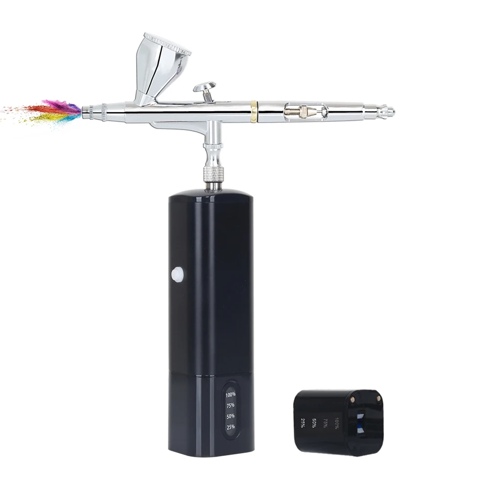 DIY Cordless Airbrush Kit with Compressor, 32PSI Rechargeable Air