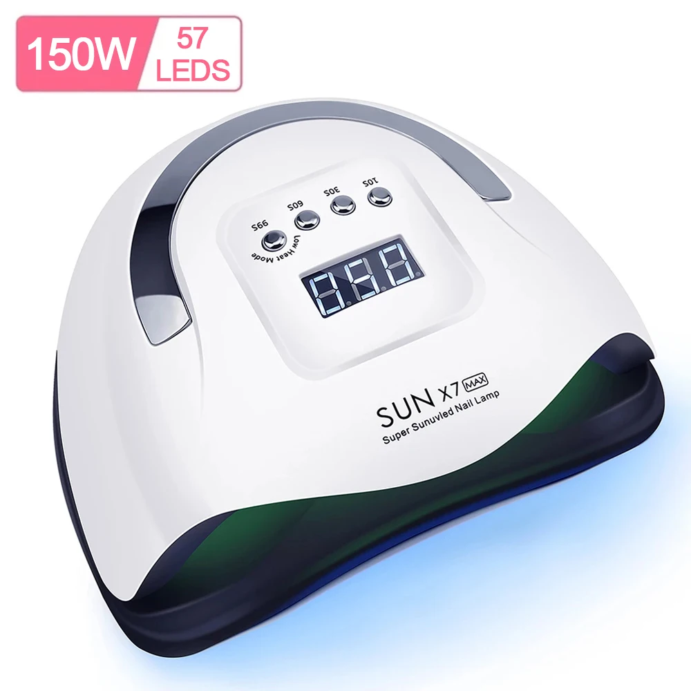 

CNHIDS UV LED Nail Dryer Lamp For Manicure With 57 LEDs Lamp LCD Display Auto Sensor Nail Dryer For Curing All Gel Nail Tool