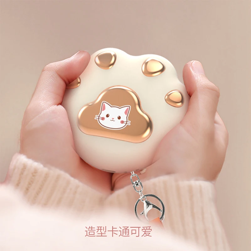 Portable Hand Warmer Winter Warm Hand Cat Claw Cute Electric Hand Warmers 1200mAh Rechargeable Hand Warmers Electric Hand Stove