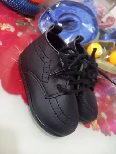 New Baby Shoes Retro Leather Boy Girl Shoes Toddler Rubber Sole Anti-slip First Walkers Newborn Infant Moccasins Baby Crib Shoes photo review