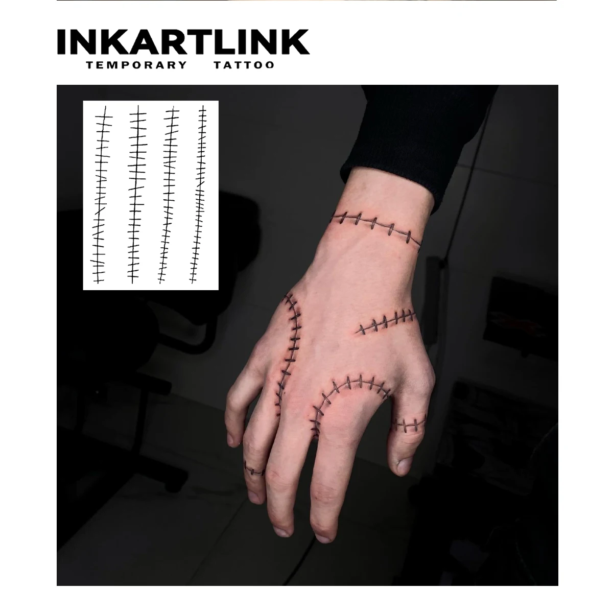 Scar Temporary Tattoo,Lasts To 15 Days New Technology Magic Waterproof Semi Permanent Sticker. 2