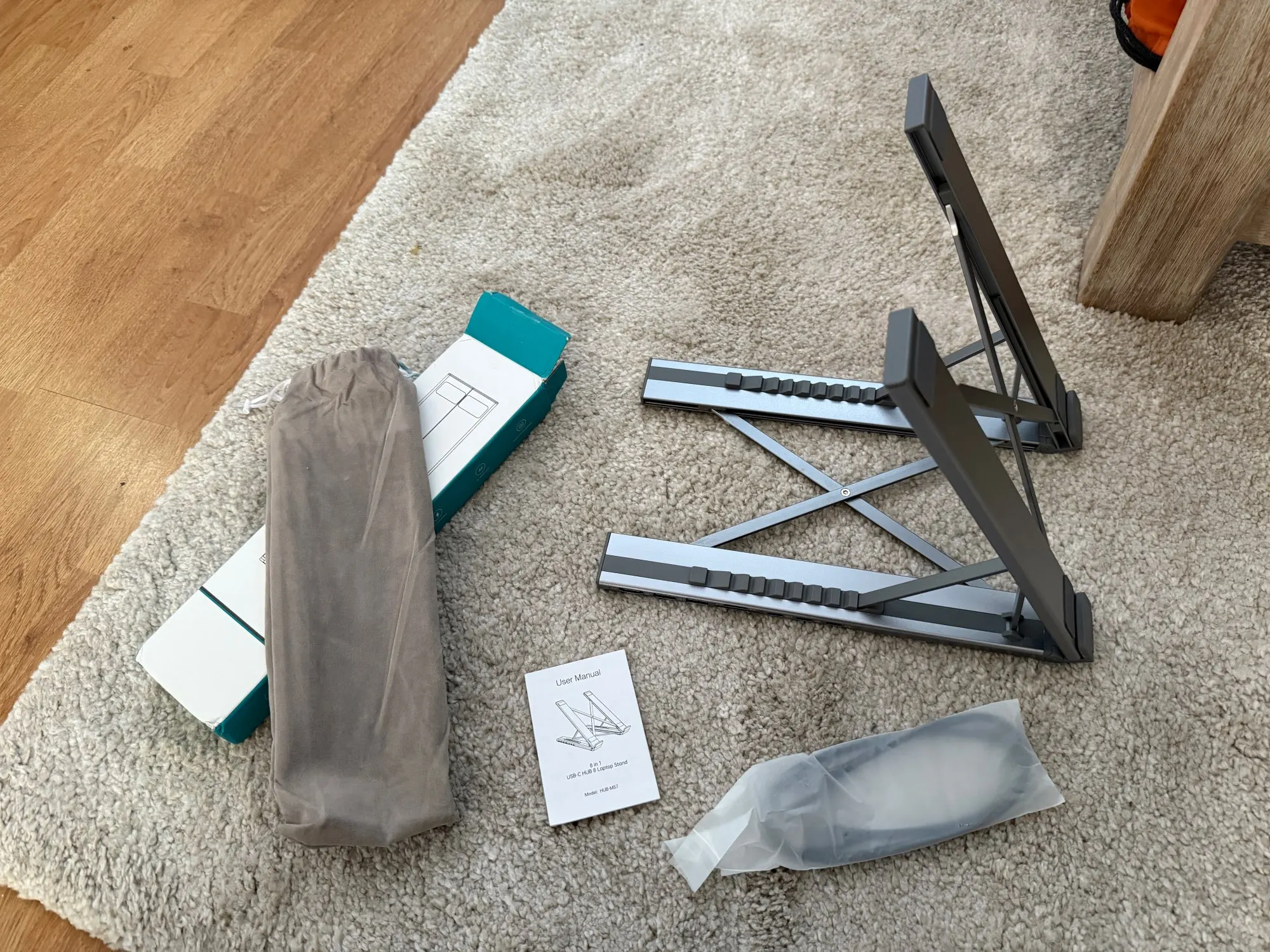 8-in-1 Aluminum Laptop Stand & USB-C Docking Station photo review