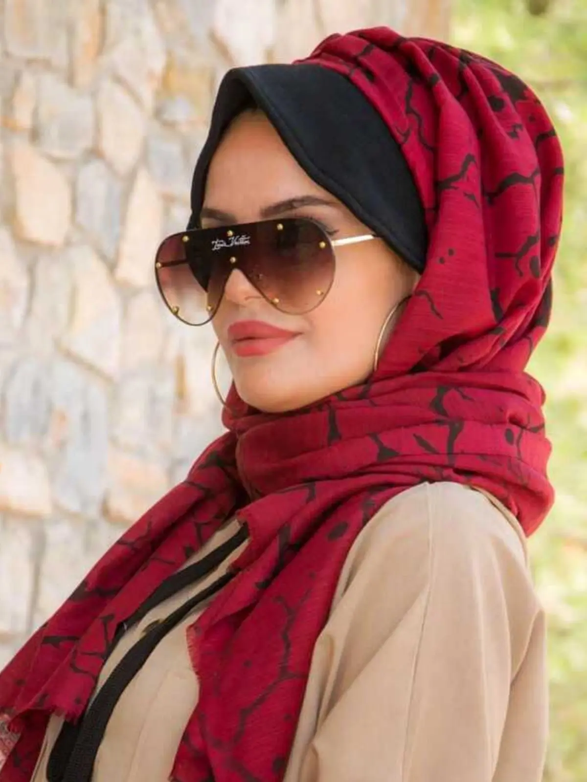 Printed Cotton Hat Shawl, Buy 2 Get 1 Free, Practical Elegant Women Fashion Muslim Prayer Hat Hijab Islamic Seasonal Stylish