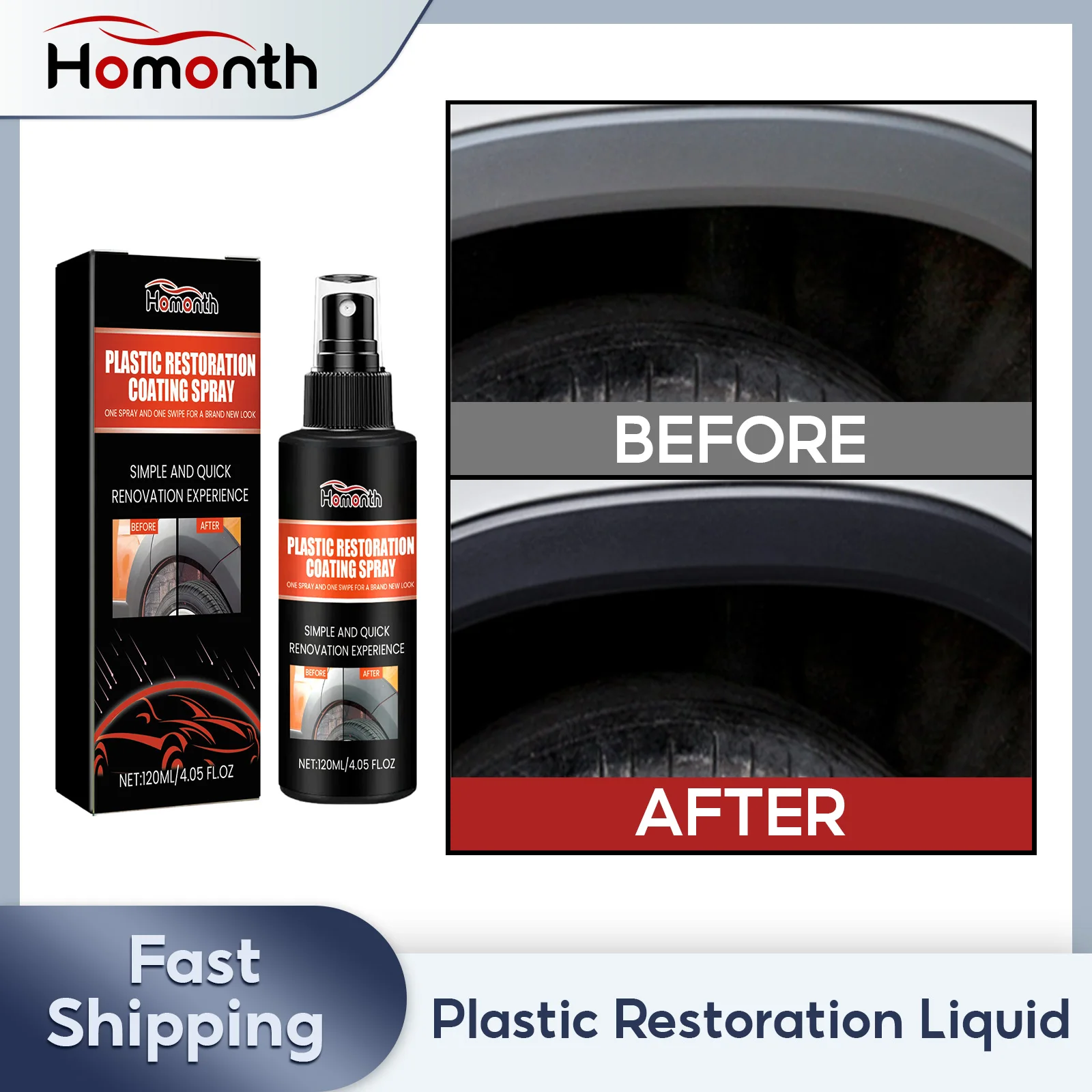 

Plastic Restoration Liquid Dirt Removal Rubber Exterior Repair Leather Refresher Seal Brighten Plastic Restorer Coating Agent