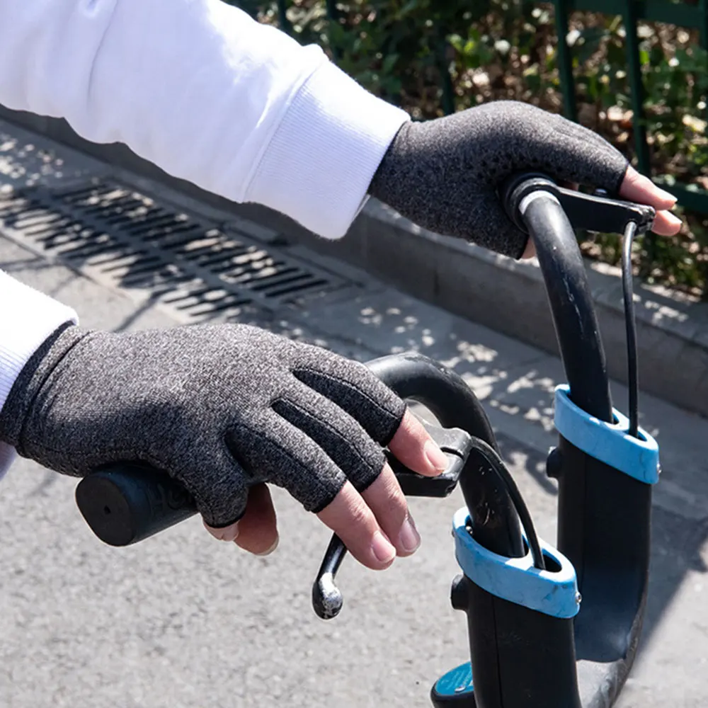 Compression Arthritis Gloves Joint Pain Relief Brace Cycling Gloves Compression Wrist Support Therapy Wristband 1Pair fingerless gloves compression gloves wrist brace wrist guard wrist support band wrist support wrist sweatband wrist straps