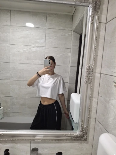 Luxe Cotton Batwing Crop Top - Yoga Dance Fitness Activewear photo review
