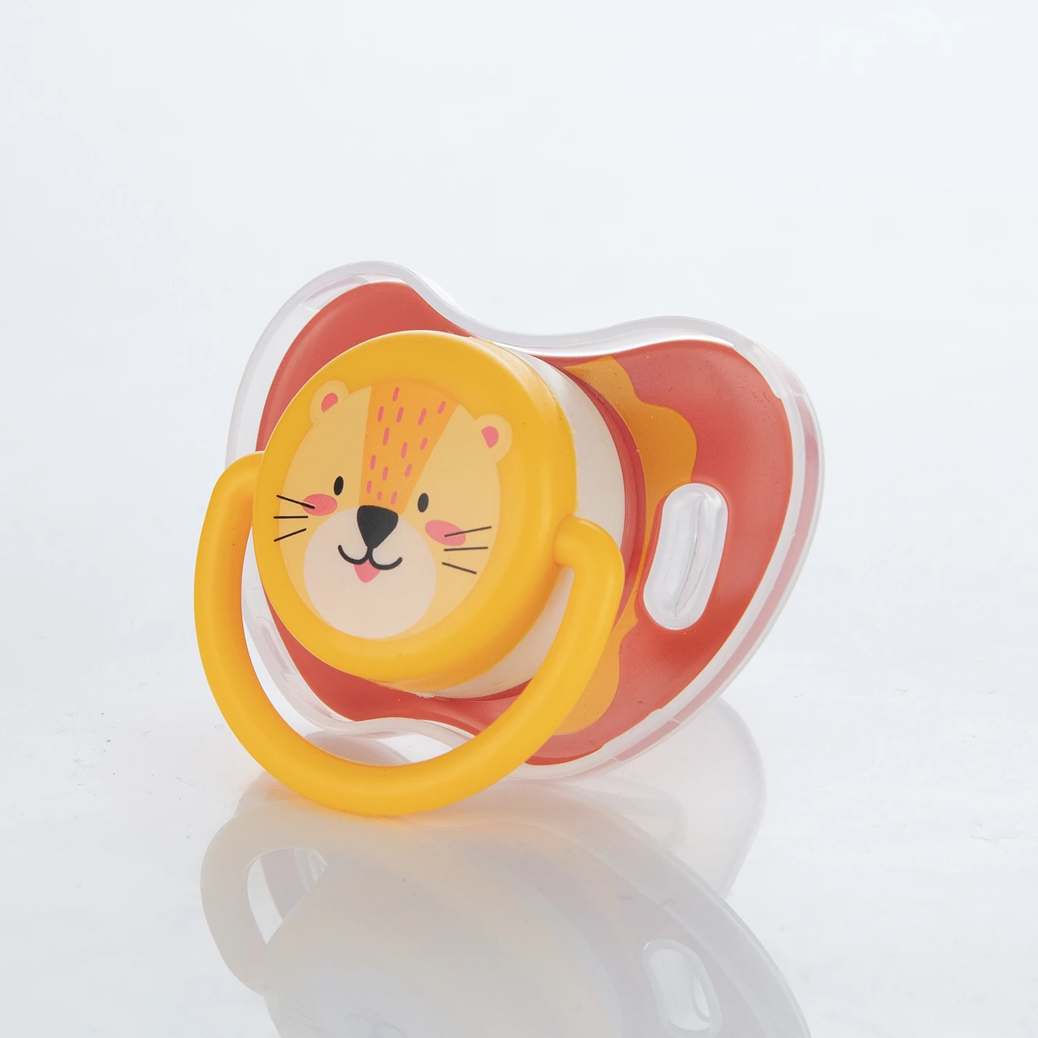 Miyocar Lovely Lion Baby Detachable Pacifiers Bring Replacement Teats Includes 3 Different Size Silicone Teat for Boy and Girl 2
