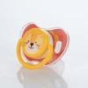 Miyocar Lovely Lion Baby Detachable Pacifiers Bring Replacement Teats Includes 3 Different Size Silicone Teat for Boy and Girl 2
