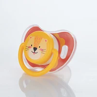 Miyocar Lovely Lion Baby Detachable Pacifiers Bring Replacement Teats Includes 3 Different Size Silicone Teat for Boy and Girl 2