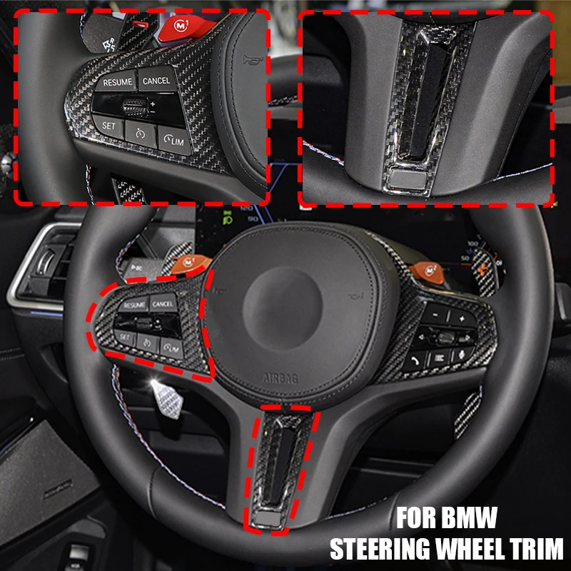 AutoTecknic Carbon Steering Wheel Top Cover - G30 5-Series | G32 6-Series GT | G11 7-Series