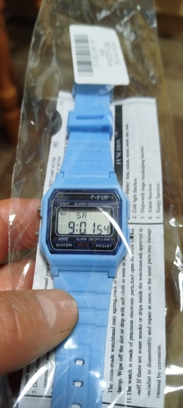 Retro Square Digital Watch for Women & Men - Rose Gold Silver photo review