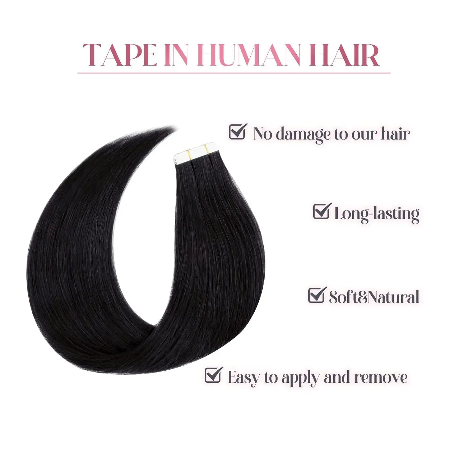 Tape In Hair Extensions Steil Hair Extensions Echte Menselijke Haarband In Extensions Naadloze Huid Inslag Braziliaanse Natuurlijke Tape In