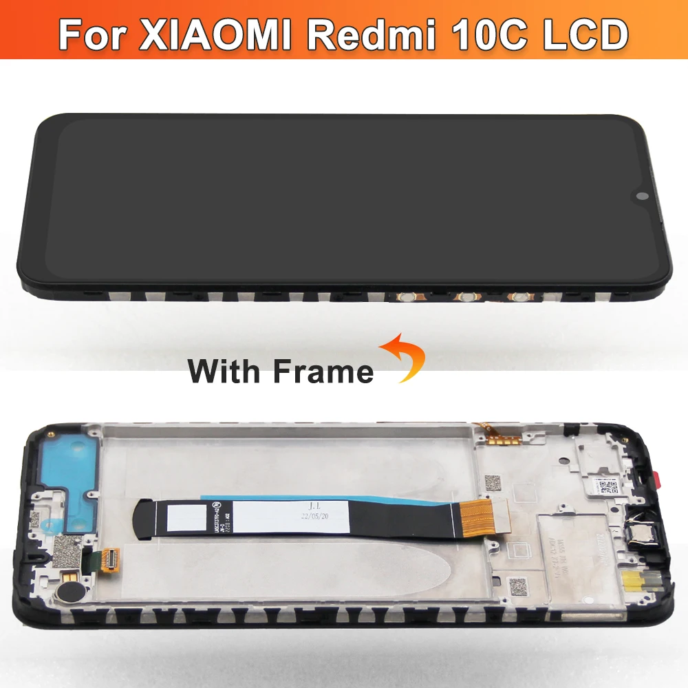 Kit Display LCD Completo Con Telaio Per Xiaomi Redmi 10C - Ricambio Riparazione Schermo - Foto 2