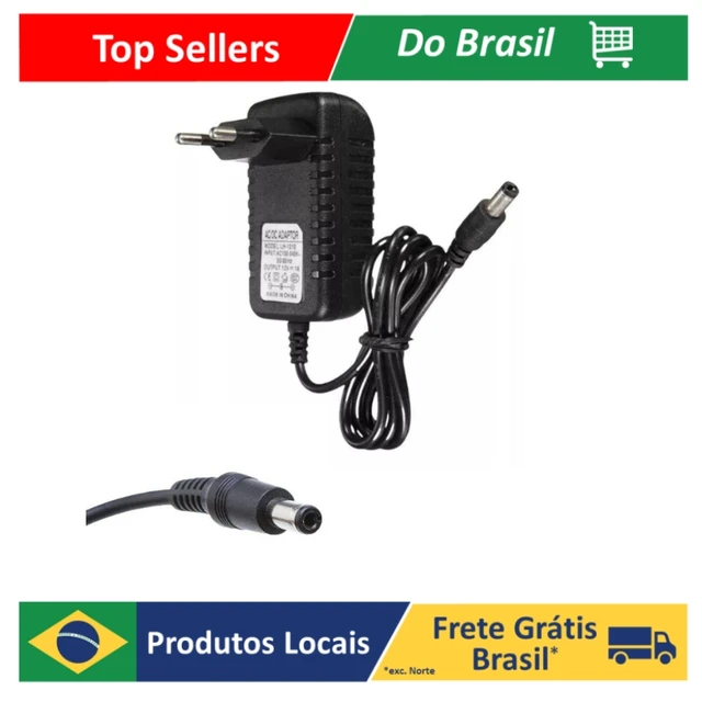 Fonte Bivolt Para Fita Led 12V 3A AC/DC Adapter 2,5mm