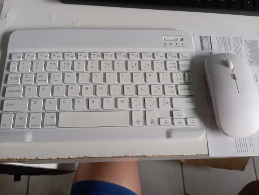 Backlight Bluetooth Keyboard Mouse For IOS Android Windows photo review