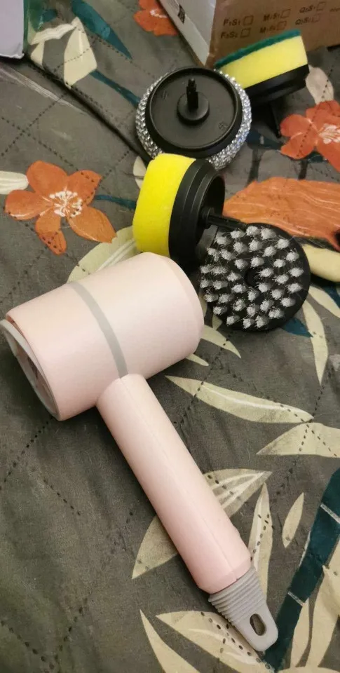 Effortless Cleaning Power: 4-in-1 Electric Cleaning Brush – Multi-Functional, Automatic, USB Charging for Kitchen and Bathroom Bliss photo review