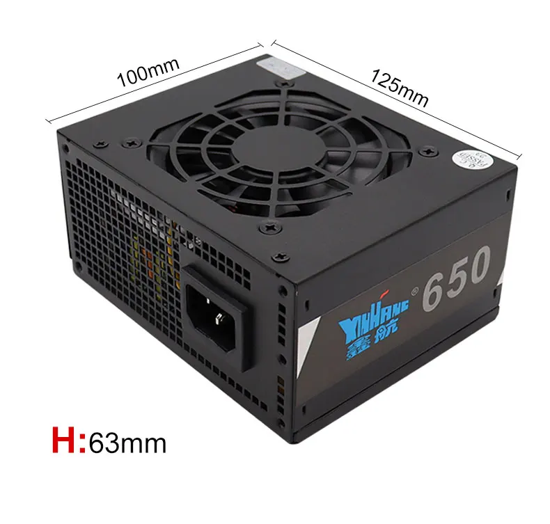 650W SFX Micro ATX TFX Power Supply 550W Fully Modular SFX PSU Power