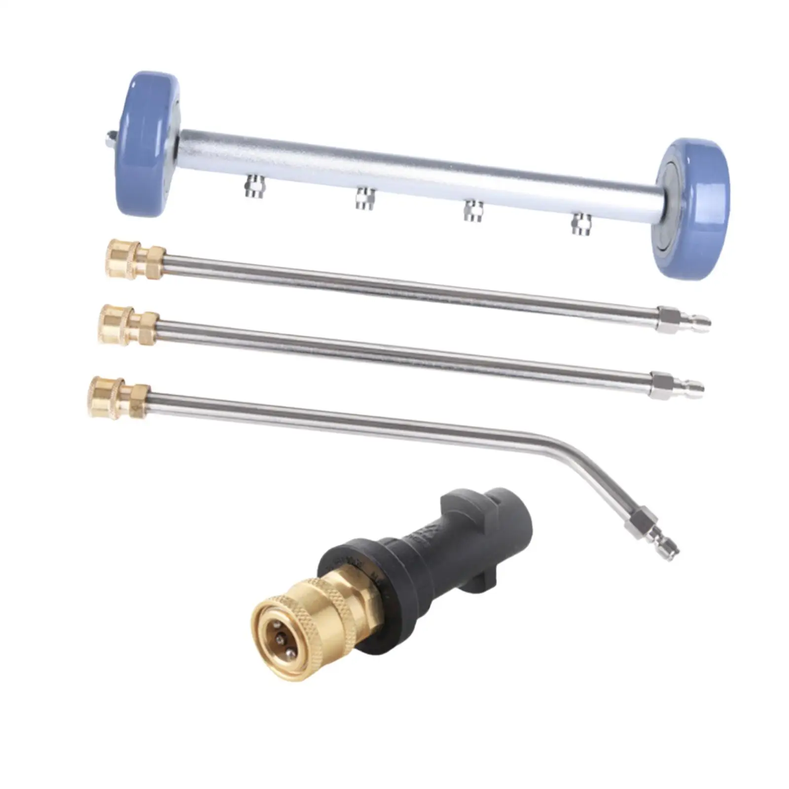 압력 세척기 차량 하부 세척기, 16인치 차량 하부 세척기, 직선 연장 봉이 있는..