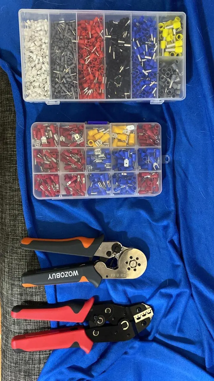 Ferrule Sleeves Terminal Crimping Tools Mini Electrical Pliers HSC8 6-4/6-6(0.25-10mm²/0.25-6mm²) Wire Connection Repair Clamp photo review