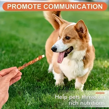 100g/500g(3.53oz/1.1LB) Duck Wrapped Rawhide Sticks, Dog Treats For Small, Medium, & Large Dog, Made With Real Duck, Rawhide 2