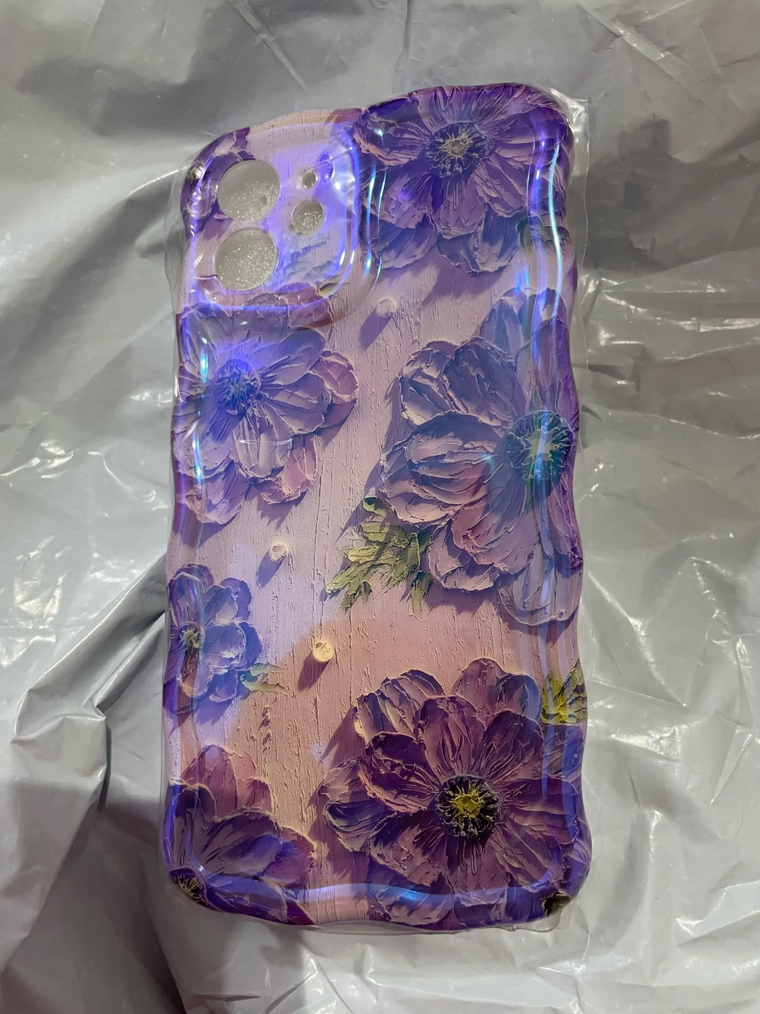 Colorful Retro Oil Painting Print Iphone Case photo review