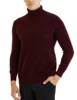 Knit Sweater for Men 100% Merino Wool Turtleneck Sweater 2023 Fall Winter Warm Long Sleeve Pullover Male Korean Luxury Clothing 6