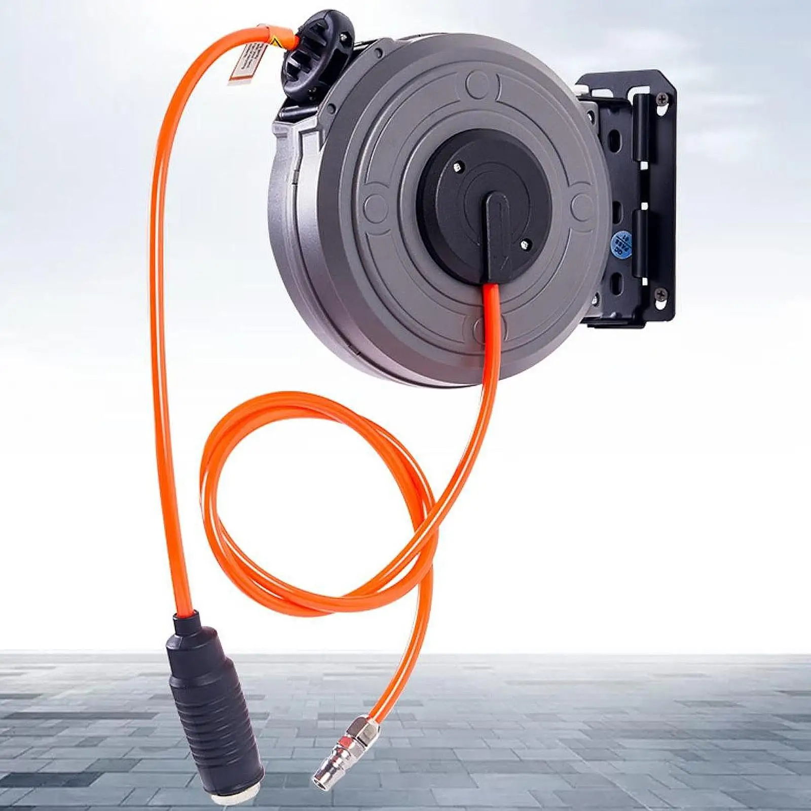 Retractable Air Hose Reel Air compressor Rotatable Automatic Drum Reel for Car Repair Shop Workshop Garden Cleaning Tool