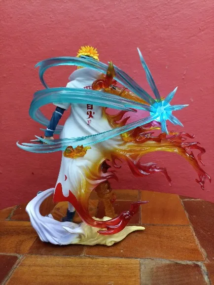 Naruto Anime Figure 26cm Namikaze Minato Gk Pvc Statue Action Figurine Rasengan Desk Decoration Collectible Model Kids Toys Gift photo review