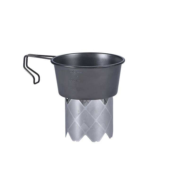 야외 캠핑 휴대용 초경량 알코올 스토브 앞유리 